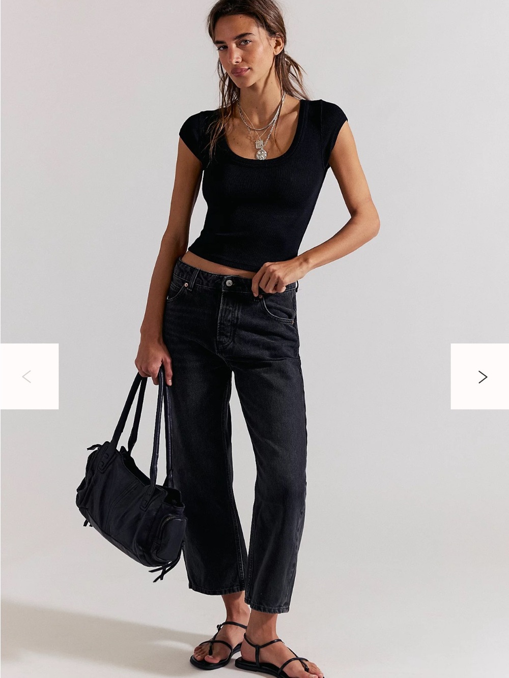 We The Free Deep Trance Dropped Boyfriend Jeans - Hypnosis Washed Black